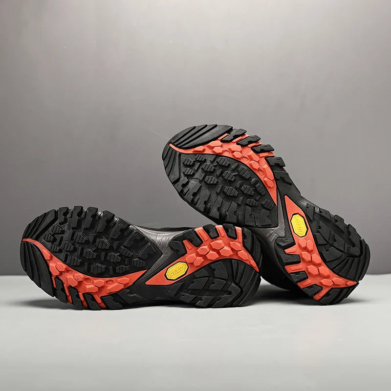 HIKEUP Durable Lace-Up Hiking Shoes – Breathable & Comfortable