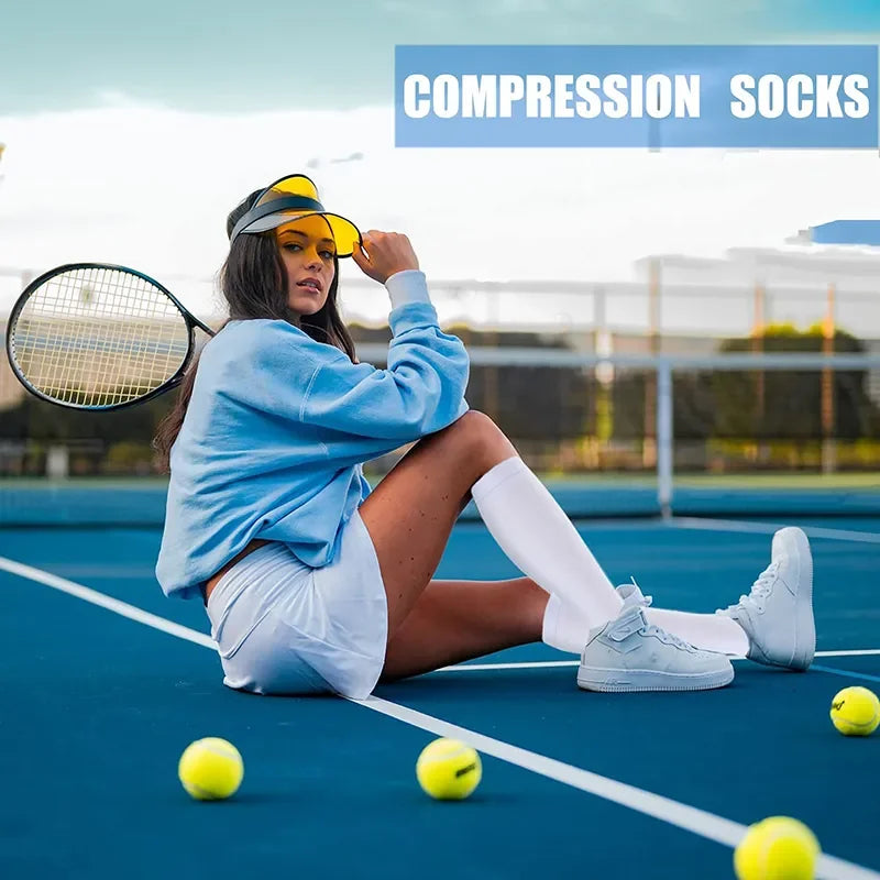 Unisex Compression Socks – Boost Circulation for Work, Sports & Recovery