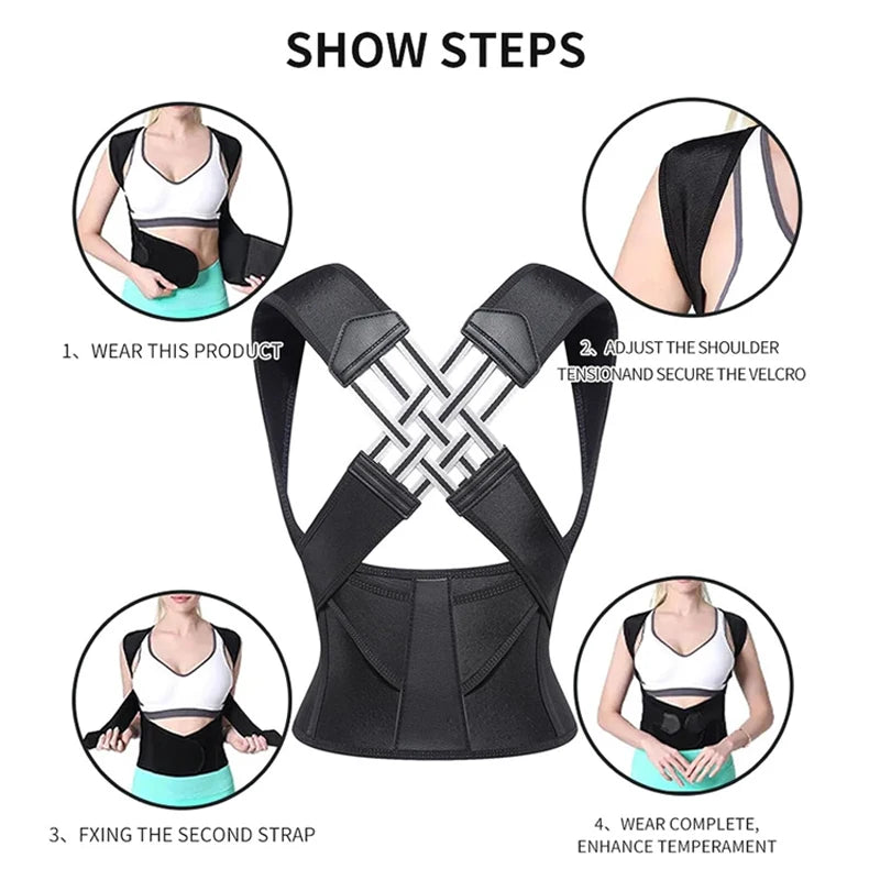 Invisible Posture Corrector Belt – Soft, Breathable & Lightweight