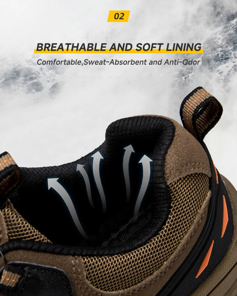 Men’s Waterproof Hiking Shoes – Durable, Secure & Built for Adventure