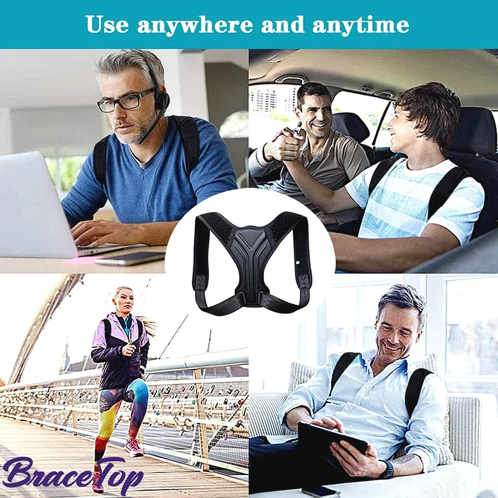 Adjustable Posture Corrector Belt – Spine & Shoulder Support