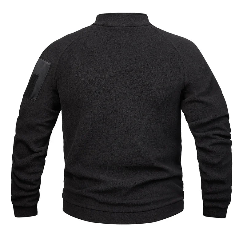 Men’s Tactical Polar Fleece Jacket – Warm, Windproof & Durable