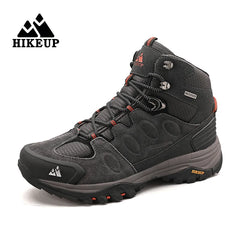 HIKEUP Durable Lace-Up Hiking Shoes – Breathable & Comfortable