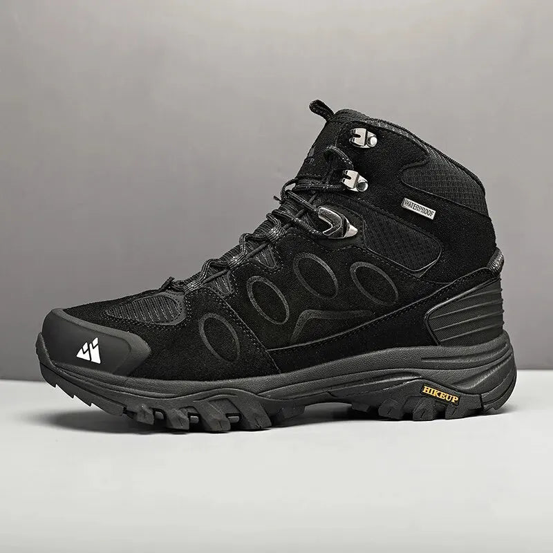 HIKEUP Durable Lace-Up Hiking Shoes – Breathable & Comfortable