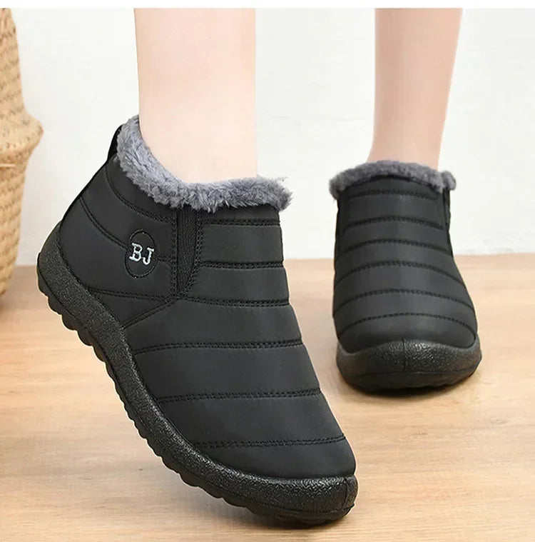 Women’s Waterproof Winter Boots – Plush, Warm & Stylish