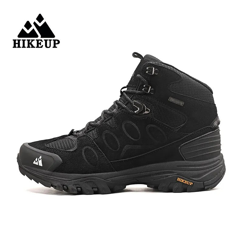 HIKEUP Durable Lace-Up Hiking Shoes – Breathable & Comfortable