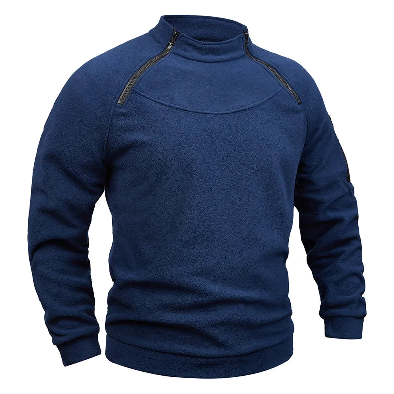 Men’s Tactical Polar Fleece Jacket – Warm, Windproof & Durable