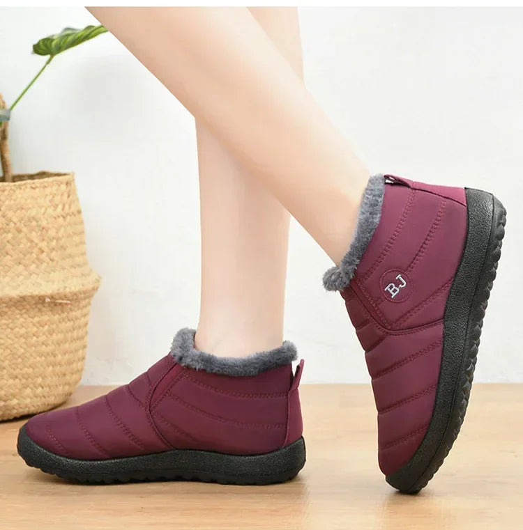 Women’s Waterproof Winter Boots – Plush, Warm & Stylish