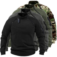 Men’s Tactical Polar Fleece Jacket – Warm, Windproof & Durable