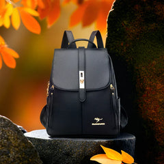 Luxury Women’s Leather Backpack – Vintage & Versatile